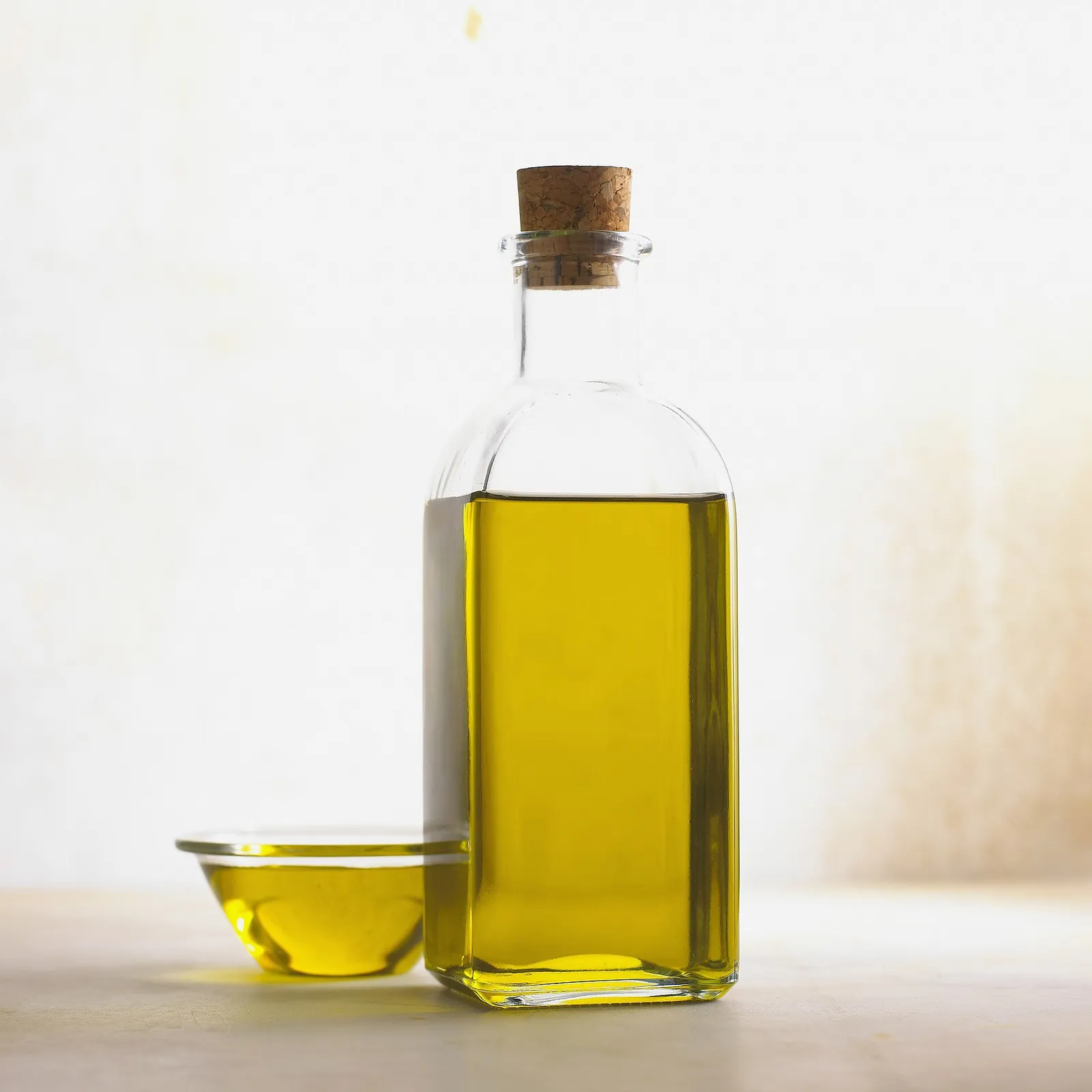 A bottle of olive oil